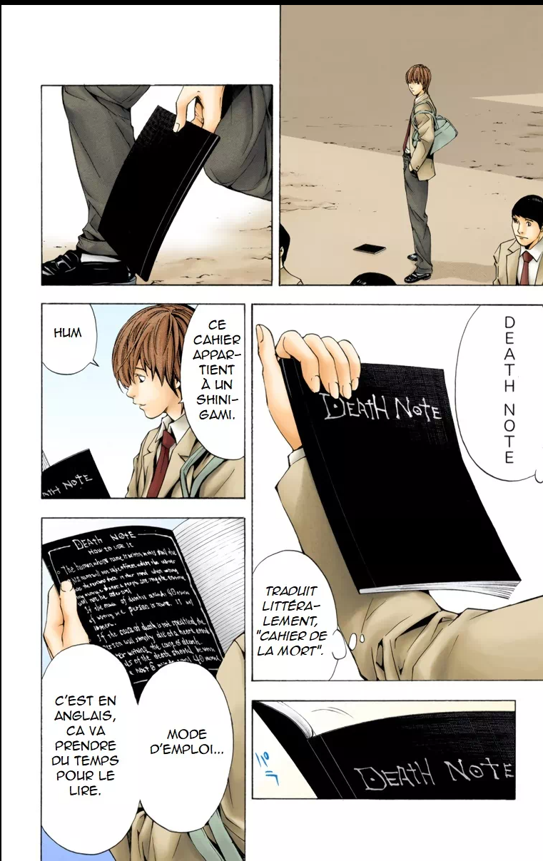 Light découvre le Death Note